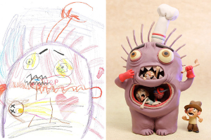 Dessin de montre gourmand